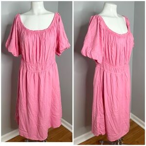 FOREVER 21 PINK BABY DOLL DRESS/ PRELOVED/ SIZE 2X